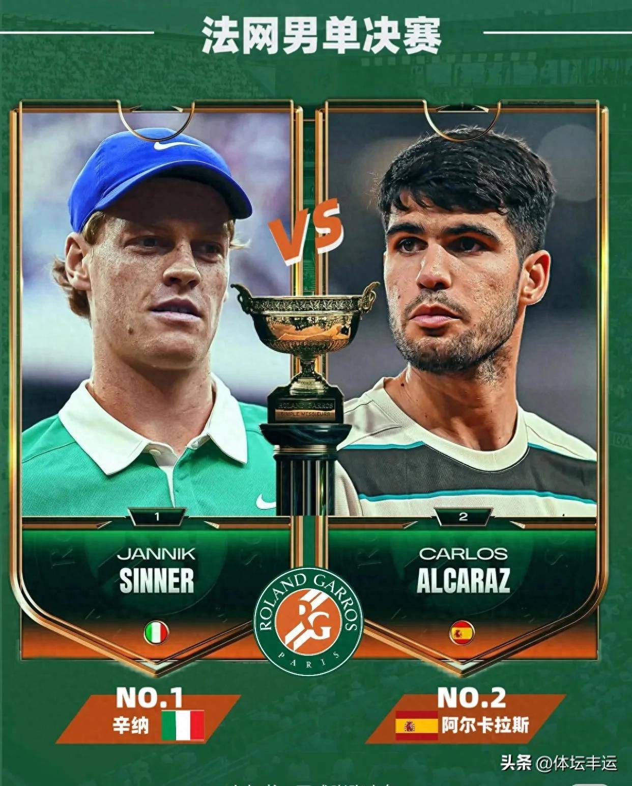 法网鏖战蒙特卡洛大师赛，辛纳带队取胜